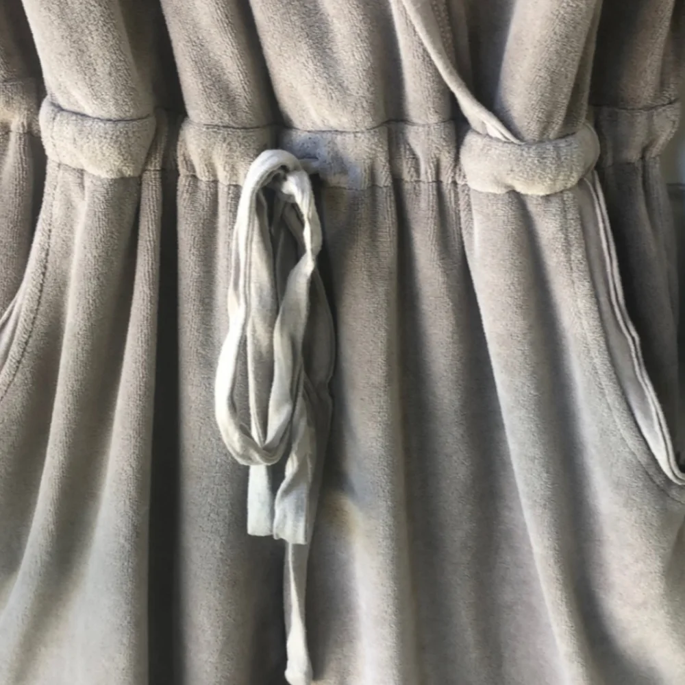 Lavender Gray Velour Lounge Jumpsuit XS - Young Fabulous Broke